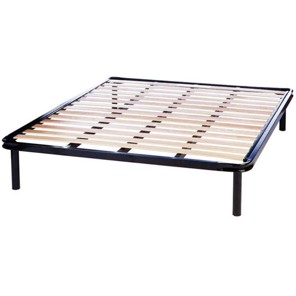 DolciSogni Rete Ortopedica Letto Singolo 90x200 In Ferro Con Doghe In Legno E Piedi Avvitabili H 35cm 88674967
